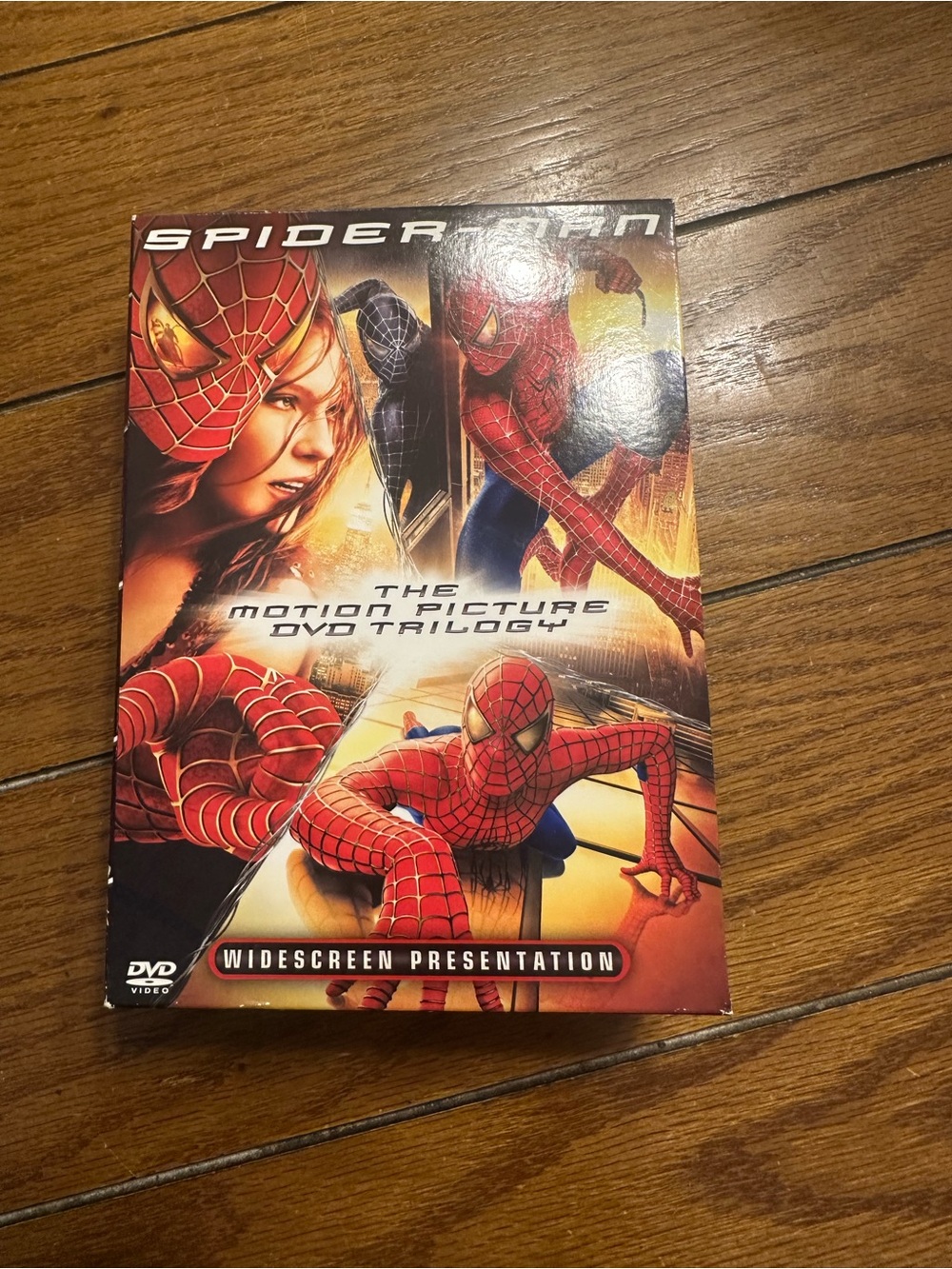 Spiderman DVD Trilogy Set - Red and Yellow Artwork